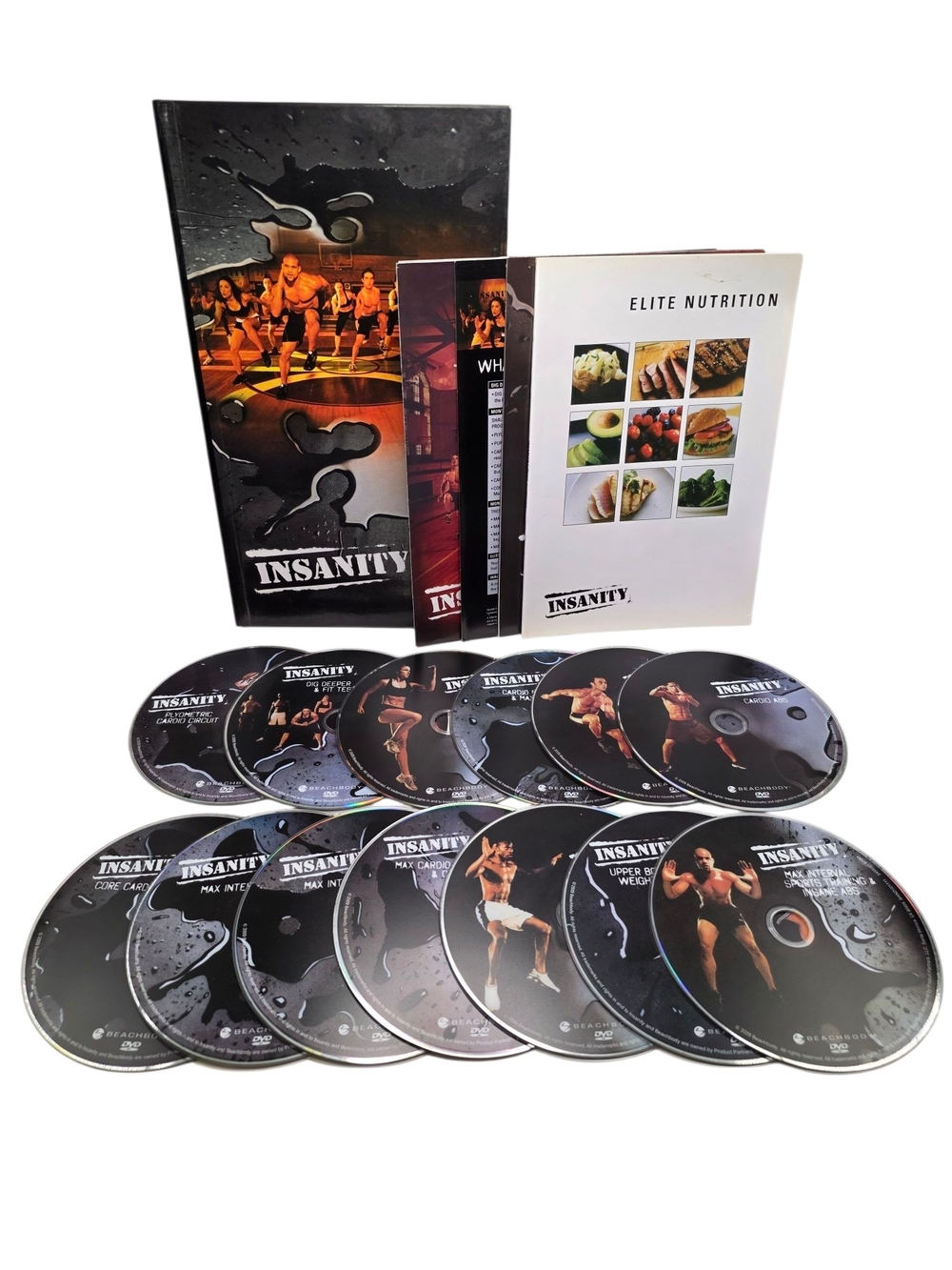 Beachbody INSANITY Dig Deeper Complete 10 DVD Set + 3 Extra Bonus DVDs